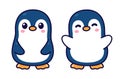 Cute cartoon penguin