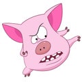 Cute cartoon piggy Royalty Free Stock Photo