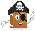 Cute Cartoon Pirate Book with Eye Patch