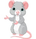 Cute Cartoon Rat Royalty Free Stock Photo