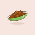 cute cartoon rendang