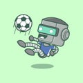 cute robot soccer