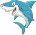 Cute Cartoon shark Royalty Free Stock Photo