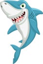 Cute Cartoon shark Royalty Free Stock Photo