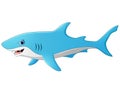 Cute cartoon shark Royalty Free Stock Photo