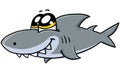 Cute cartoon shark