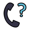 cute cartoon telephone handset Royalty Free Stock Photo