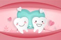 Cute cartoon tooth