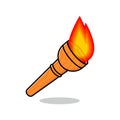 cute cartoon torch