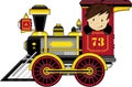 Cute Cartoon Train