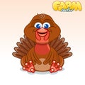 Cute Cartoon Turkey