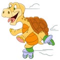 Cute cartoon turtle