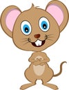 Cute Cartoon Vector Mouse