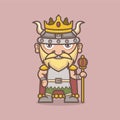 cute viking king