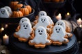Cute Casper Cookie Halloween Theme