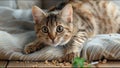 Cute Cat Adorable Moment Housecat Royalty Free Stock Photo