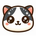 Cute cat head icon Royalty Free Stock Photo