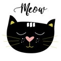 Cute cat illustration Royalty Free Stock Photo
