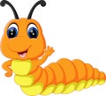 Cute caterpillar cartoon