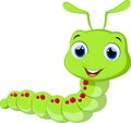 Cute caterpillar cartoon