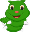 Cute caterpillar cartoon