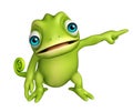 Cute Chameleon funny cartoon character Royalty Free Stock Photo