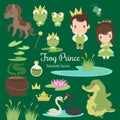 Fairytale series frog prince Royalty Free Stock Photo