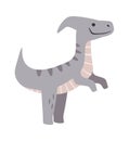 Cute charming prehistoric dinosaur character Royalty Free Stock Photo