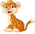 Cute cheetah cartoon