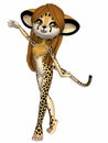 Cute Cheetah - Toon Figure
