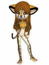 Cute Cheetah - Toon Figure