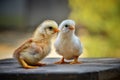 Cute chicks , beautiful baby chicks, cute poultry Royalty Free Stock Photo