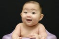 Cute Chinese baby girl portrait Royalty Free Stock Photo