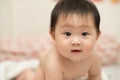 Cute Chinese baby girl portrait Royalty Free Stock Photo