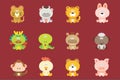 Cute Chinese Zodiac Royalty Free Stock Photo