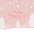 Cute christmas background template for card banner. Royalty Free Stock Photo