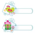 Cute Christmas buttons Royalty Free Stock Photo
