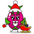 dragon fruit mascot christmas gift train