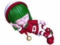 Cute Christmas Elf Royalty Free Stock Photo