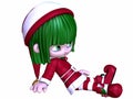 Cute Christmas Elf Royalty Free Stock Photo