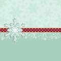 Cute christmas new Year postcard template