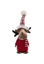 Cute Christmas plush toy deer Royalty Free Stock Photo