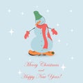 Cute Christmas Snowman