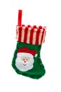 Cute Christmas stocking Royalty Free Stock Photo