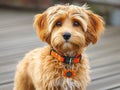 a cute cockerpoo dog Royalty Free Stock Photo