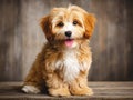 a cute cockerpoo dog Royalty Free Stock Photo