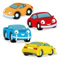 Cute colorful cars.