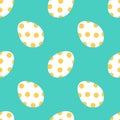 Cute colorful easter eggs seamless pattern background Royalty Free Stock Photo