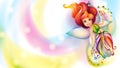 Cute colorful fairy character
