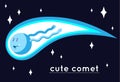 Cute comet